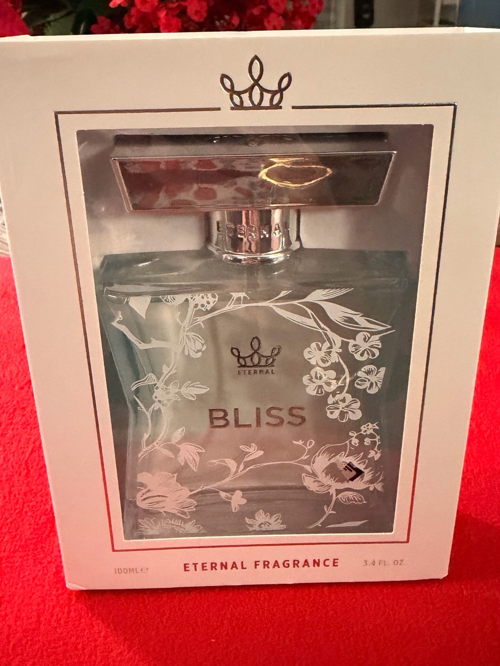 Eterna Bliss Women's Fragrance Spray - Light Blue & Silver Accents